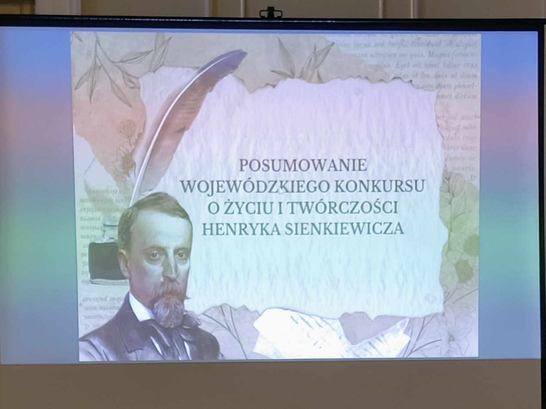 Wojewódzkim Konkursie o Życiu i Twórczości Henryka Sienkiewicza